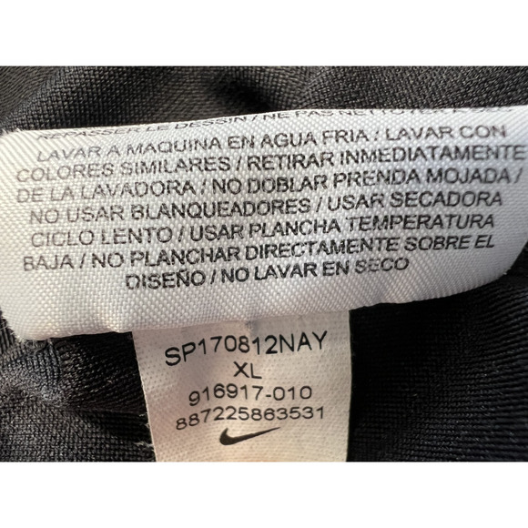 Nike Golf Dri-FIT Standard Fit Men's XL Black Polo Shirt Athletic Performance - Picture 7 of 10